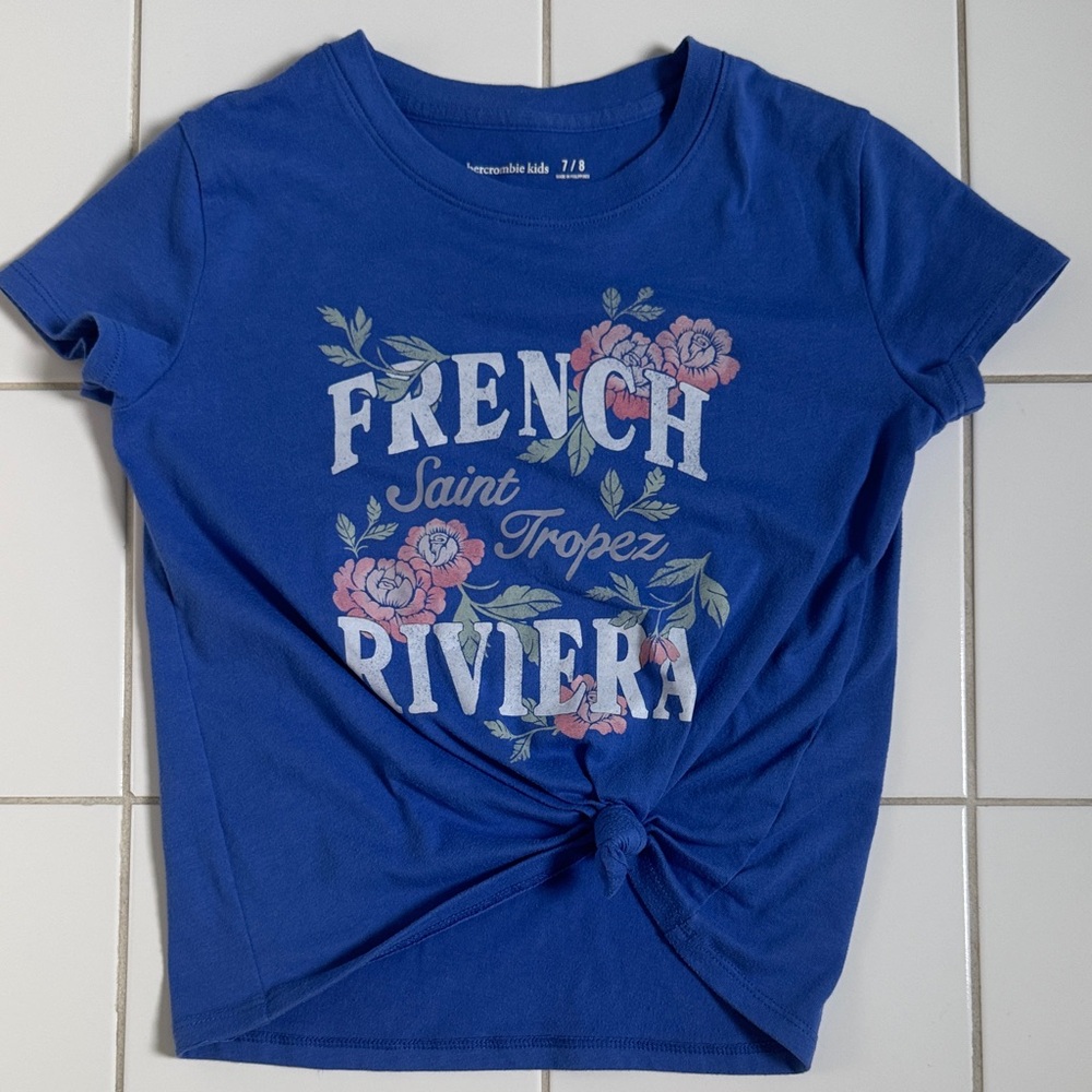 Abercrombie Kids Blue Graphic Tee